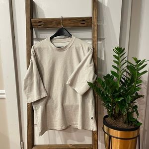 Lulu Lemon short sleeve crew sweater/shirt